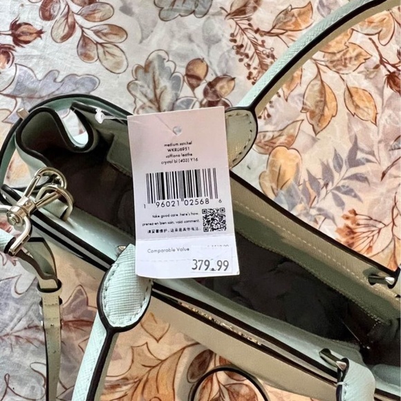 Brand New Kate Spade Purse (crystal blue medium satchel) - Picture 3 of 3